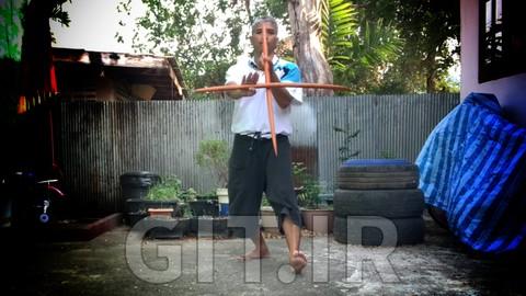 Waikru Swords Dancing in Krabikrabikrabong Double sword