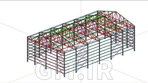 Warehouse Model Design in Prokon Sumo