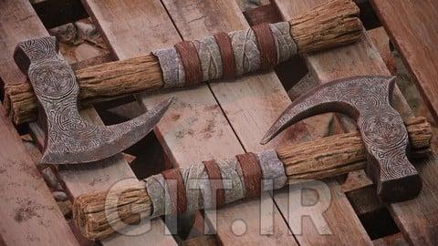 Weapon Modelling and Texturing in Blender, Zbrush & Painter