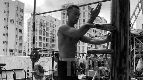 Wing Chun Wooden Dummy (without dummy) fifth form
