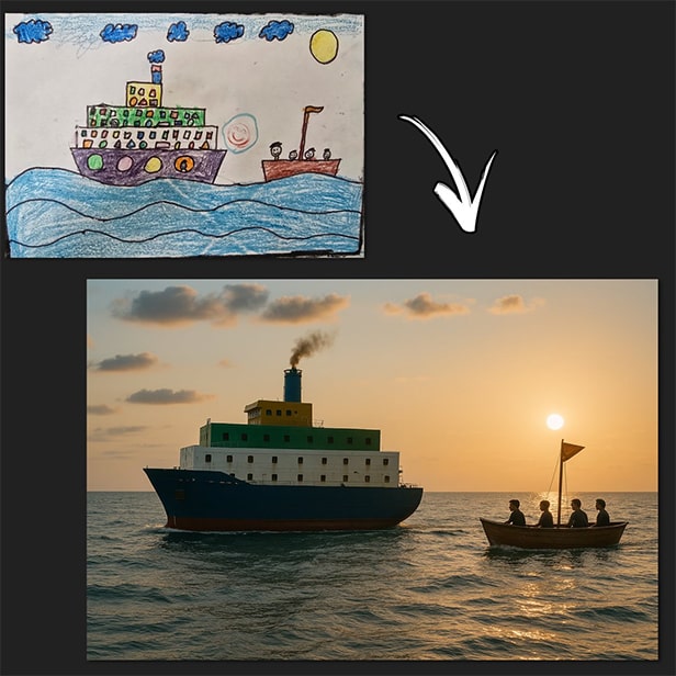 Painting to Photo Prompt