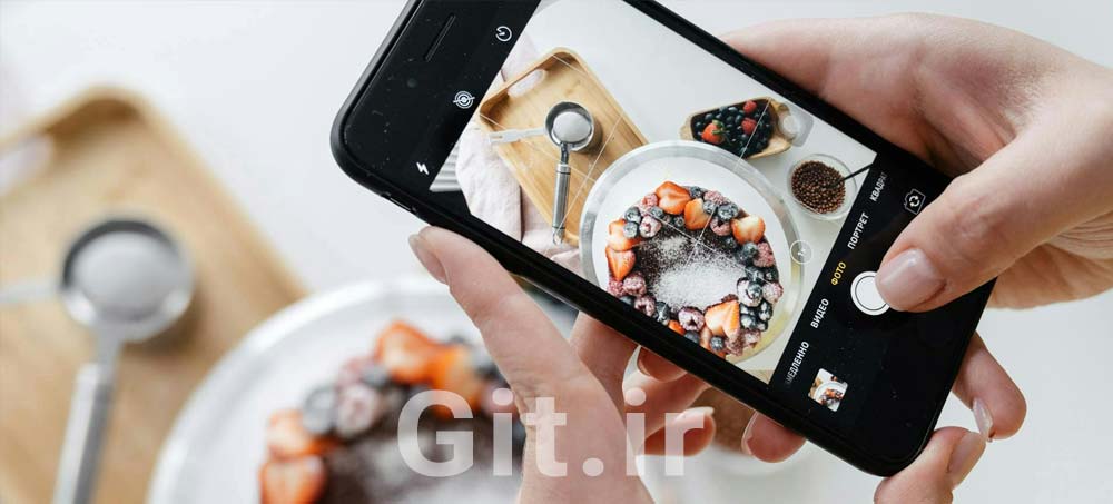 Food photography with phone
