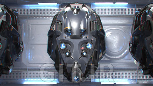 Shading the Sci-Fi Helmet