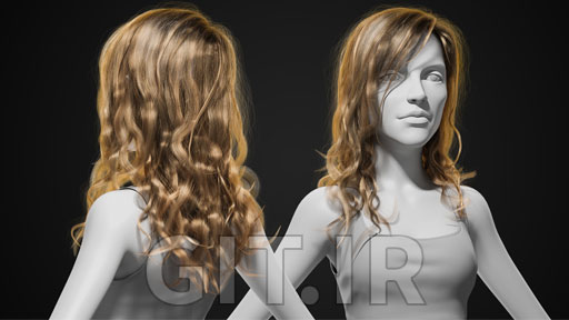 Styling and Shading Realistic Hair