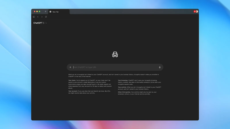 Using Incognito Mode in the Atlas Browser