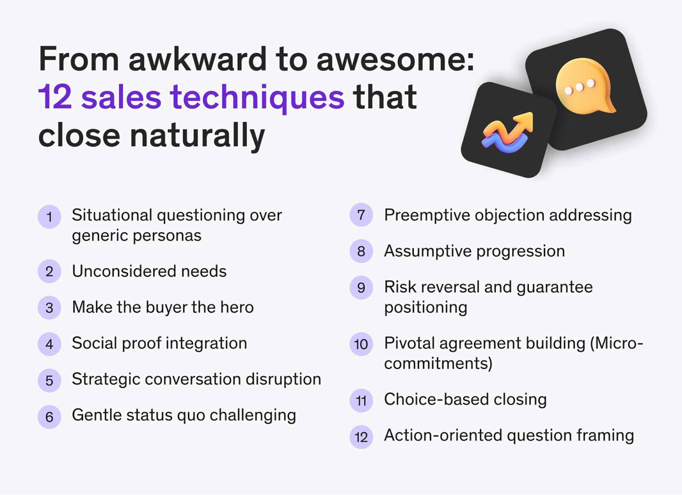 12 sales techniques