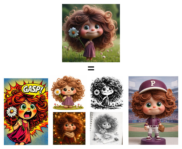 ChatGPT image styles result