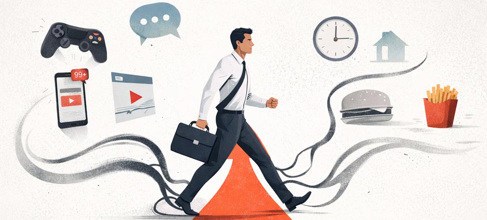 Faced with Distraction, We Need Willpower