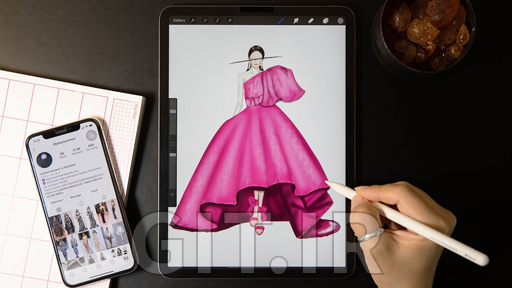 Procreate Fashion Illustration on iPad: Drawing & Painting